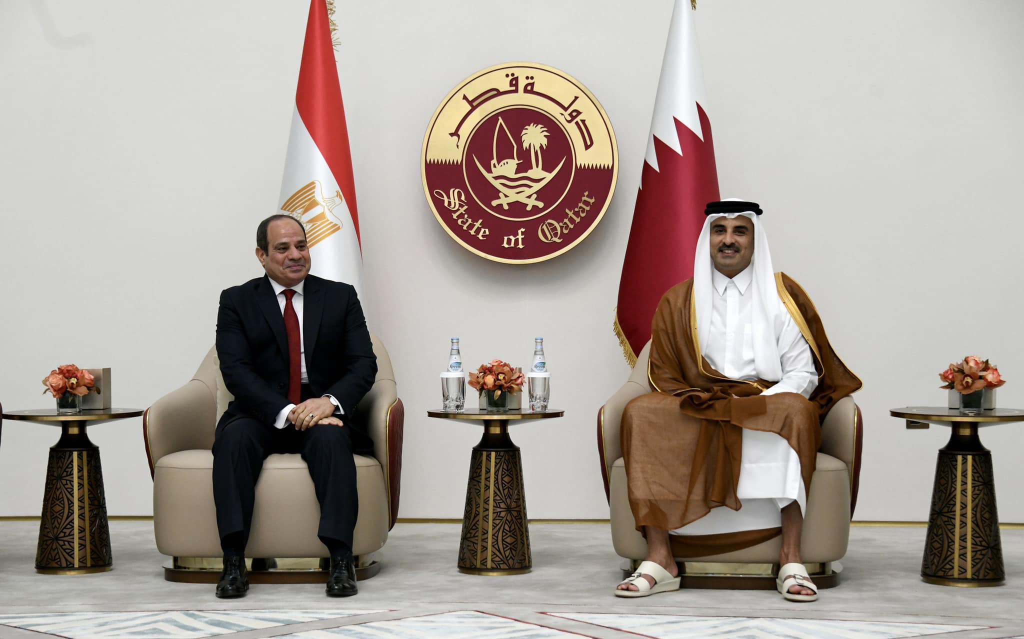 قمة «مصرية-قطرية» اليوم بين الرئيس السيسي والشيخ تميم لبحث التعاون المشترك وتطورات القضايا الإقليمية والدولية